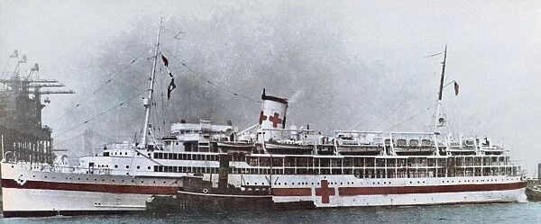 WORLD WAR II: PEARL HARBOR. The hospital ship USS Solace, where the wounded received medical care following the Japanese attack on the U. S. naval base at Pearl Harbor, Hawaii, on 7 December 1941