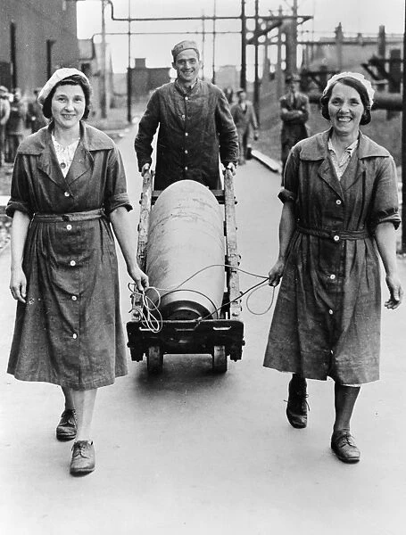 WORLD WAR II: WOMEN, c1943. Women workers. Photograph, c1943