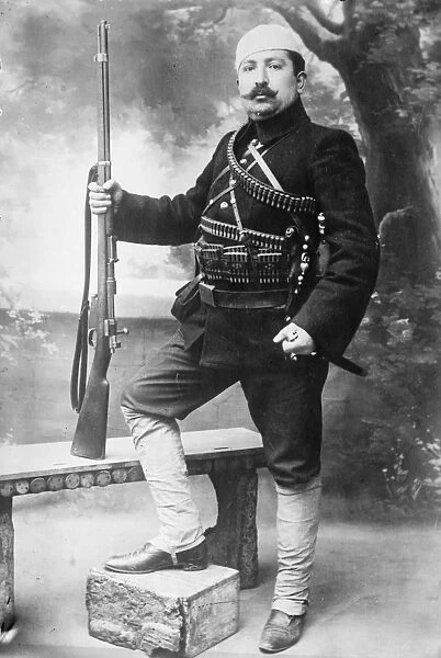 WWI: ARMENIAN VOLUNTEER. An Armenian volunteer soldier during World War I. Photograph
