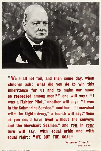WWII: POSTER, c1942. We shall not fail