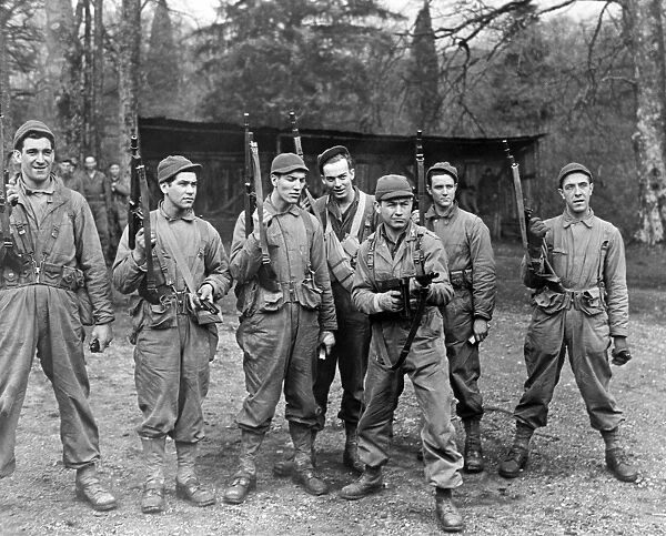 WWII: SOLDIERS, c1940. Unidentified American soldiers. Photograph, c1940