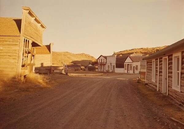 WYOMING: SOUTH PASS CITY. View of Main Street in South Pass City, Wyoming