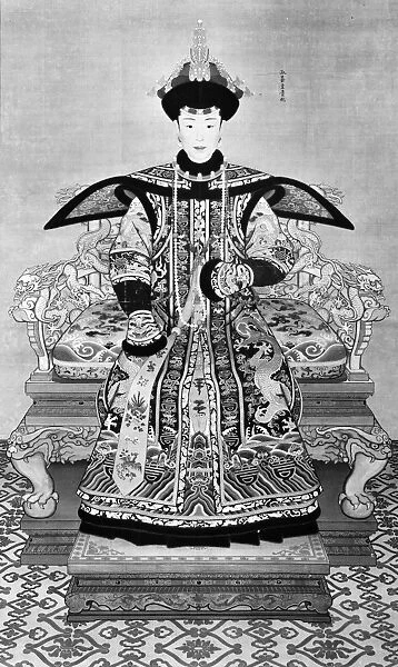 XIAO XIAN CHUN (1712-1748). Empress of Ch ien Lung, Ch ing emperor of China, 1738-1748