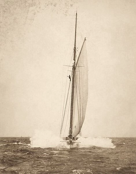 YACHT: JUBILEE, 1893. American yacht Jubilee. Photographed 1893