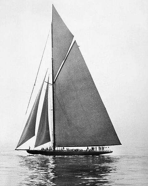 YACHT: SHAMROCK II, 1920. The British racing yacht, Shamrock II
