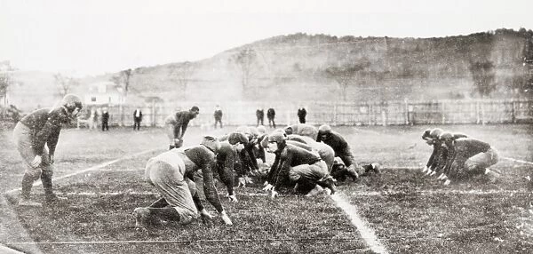 YALE VS. HARVARD, 1902. Yale vs. Harvard football game, 1902