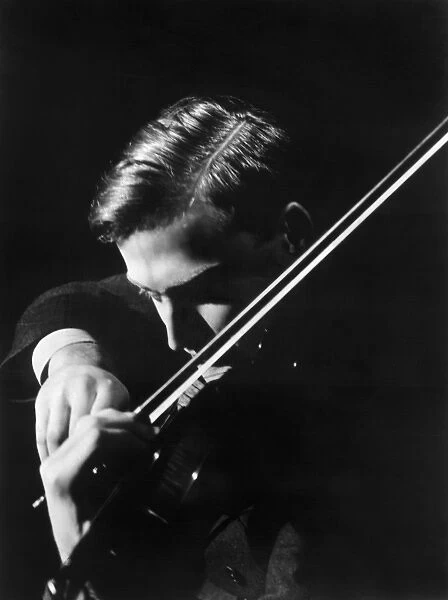 YEHUDI MENUHIN (1916-1999). American violinist. Photograph, c1935-40