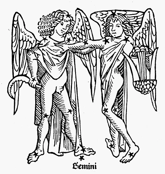 ZODIAC: GEMINI, 1482. Gemini, the twins