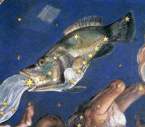 ZODIAC: PISCIS, 1575. Piscis Austrinus: fresco, 1575, from Villa Farnese, Caprarola, Italy