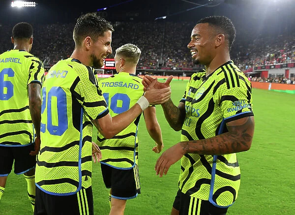 Arsenal FC's Historic Third Goal: Jorginho and Gabriel Jesus Celebrate MLS All-Star Game Victory (2023)