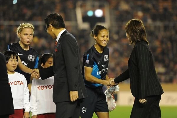 Arsenal Ladies vs INAC Kobe: 1-1 Charity Match at Nishigaoka Stadium, Tokyo (Rachel Yankey, Gilly Flaherty)