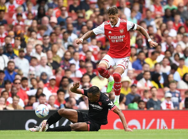 Arsenal's Ben White Shines in Emirates Cup Victory Over Sevilla, 2022