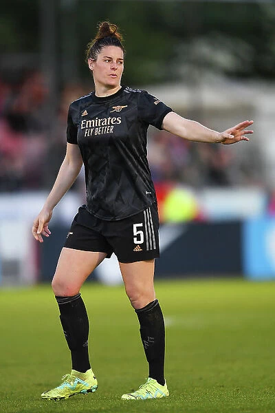 Arsenal's Jennifer Beattie Gestures During Brighton & Hove Albion vs Arsenal Women's Super League Match, 2022-23