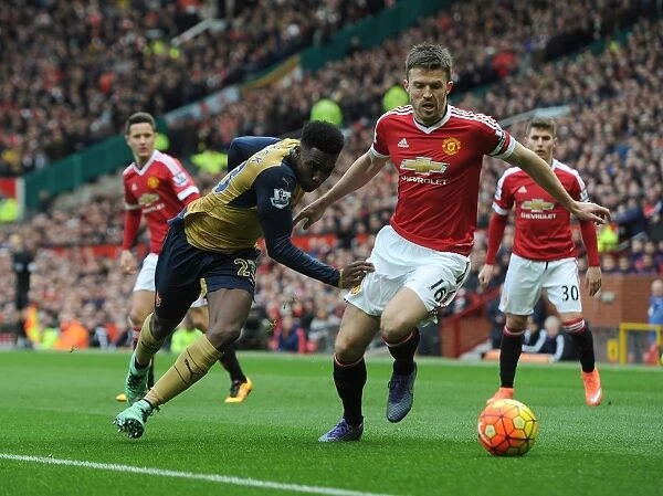 Danny Welbeck (Arsenal) Michael Carrick (Man Utd). Manchester United 3: 2 Arsenal