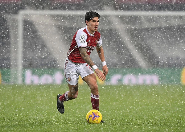 Hector Bellerin: In Action for Arsenal Against West Bromwich Albion, Premier League 2020-21