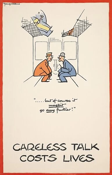 WW2 Poster -- Careless Talk Costs Lives