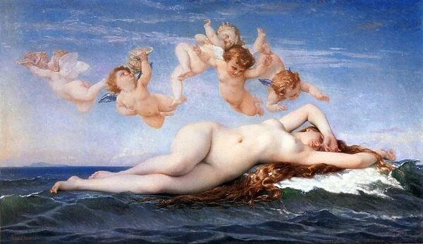 Alexandre Cabanel (1823 - 1889) French painter. The Birth of Venus (1863), oil on canvas