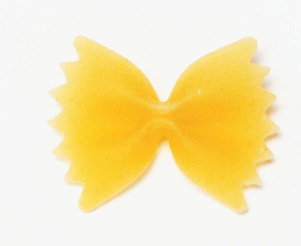 Bowtie shaped pasta