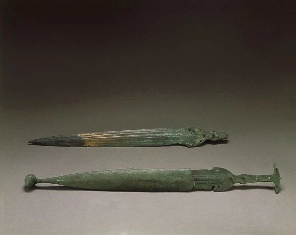 Bronze daggers, from Torre Galli, province of Vibo Valentia