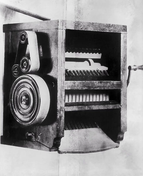 Cotton gin invented by Eli Whitney in 1793