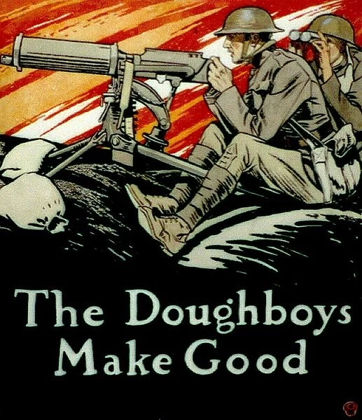The Doughboys Make Good, 1917. Edward Penfield (1866-1925) American artist and illustrator