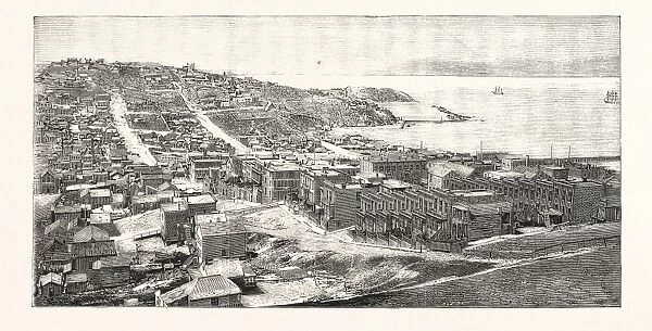 The Golden Gate San Francisco Engraving 1876, US
