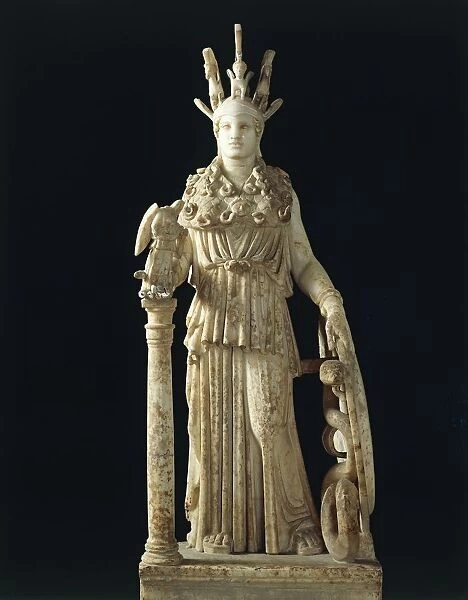 Greek civilization, Statue of Athena Parthenos, Roman copy of an original by Phidias