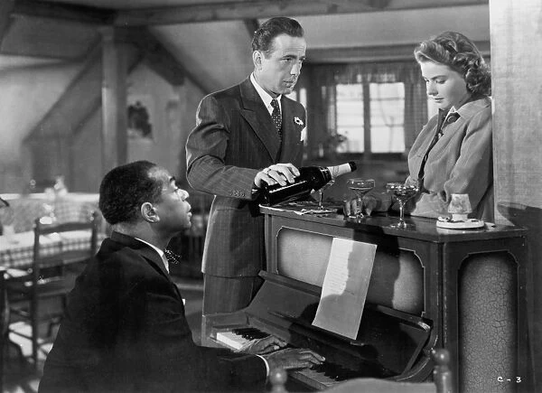 I. Bergman with H. Bogart