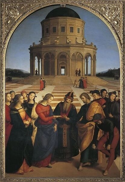 Italy, Milan, painting of The Marriage of the Virgin