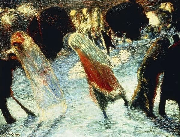 Leaving the Theater, 1909, oil on canvas