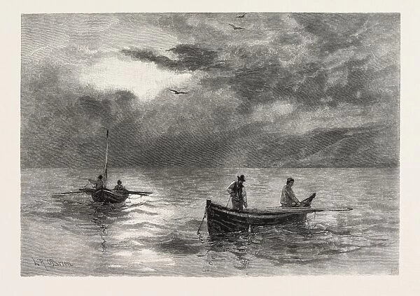 The Lower St. Lawrence and the Saguenay, Cod-Fishing, Canada, Nineteenth Century