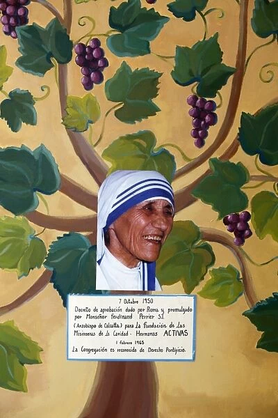 Mother Teresa painting & collage