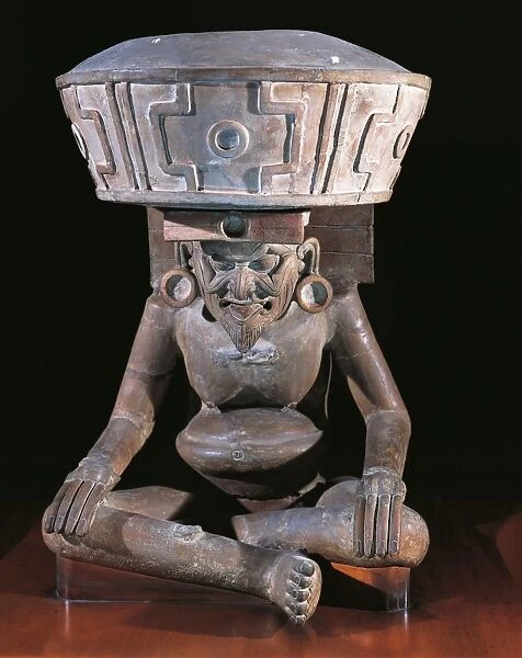 Statue of god of fire, from Mexico