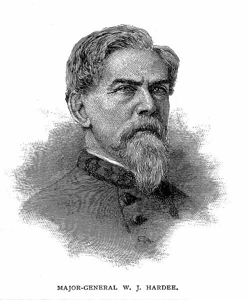 W J Hardee. Major-General in the American Civil War 1861-1865. Engraving