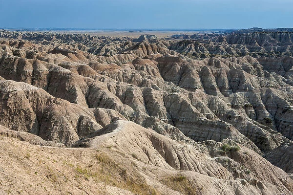 Eroded landscape in Badlands National Park, South Dakota, USA