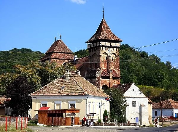 The fortified church of Wurmloch, built in the 14th century, UNESCO World Heritage Site, Valea Viilor, German Wurmloch, is a commune in Sibiu County, Transylvania, Romania