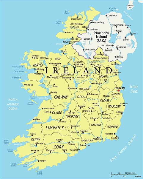 Ireland Reference Map