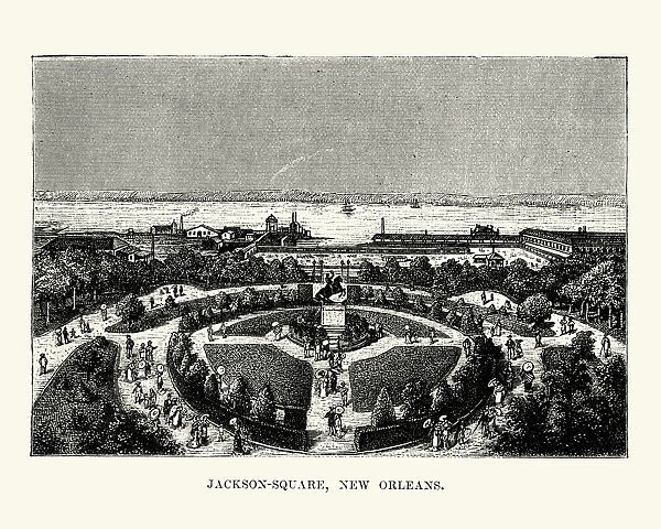 Jackson Square, New Orleans, 19th Century