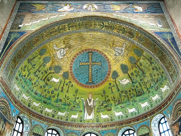 Mosaics in St. Apollinare Basilica, Ravenna