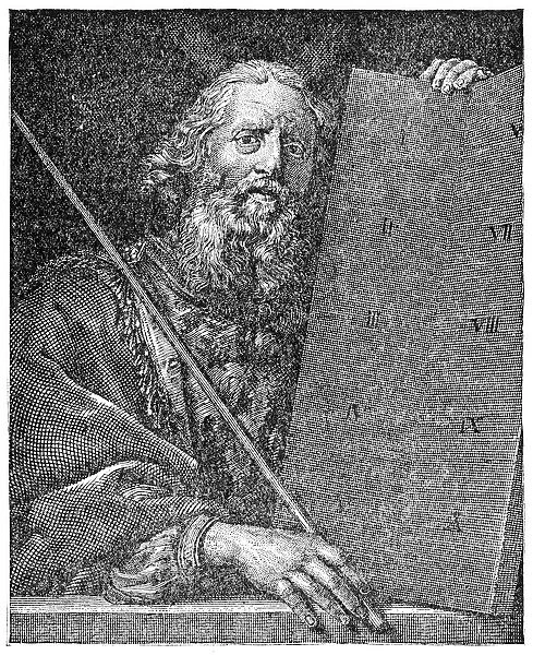 Moses engraving 1894