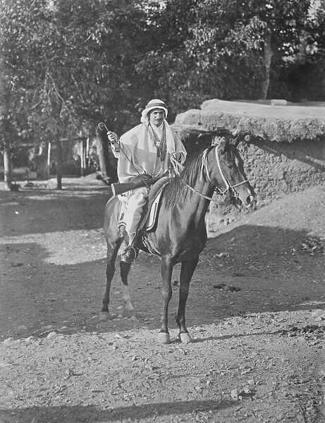The French reverse in Syria. A typical Bedouin Sheikh from the desert round Hauran