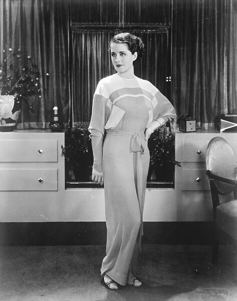 Latest fashion for Miladys spring wear. Norma Shearer, in a stunning pyjama