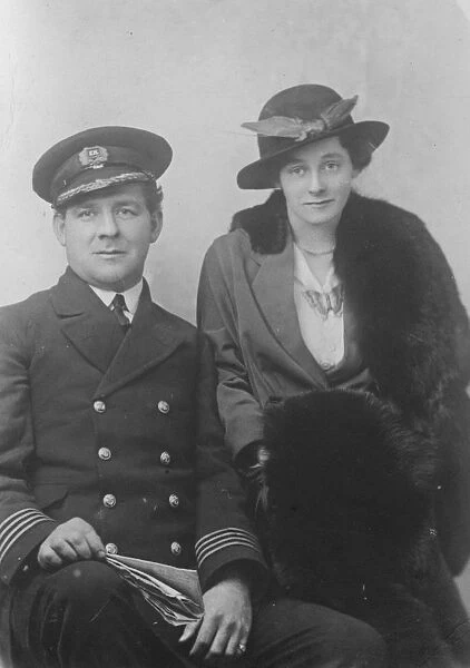 Lifeboats world voyage. Captain G Everett Hitchens, who with two other Cornishmen