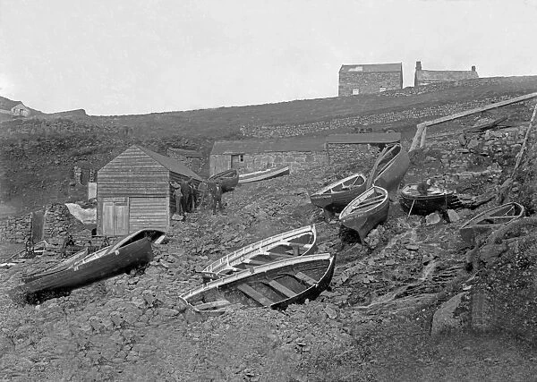 Priests Cove, Cape Cornwall, St Just in Penwith, Cornwall. Early 1900s