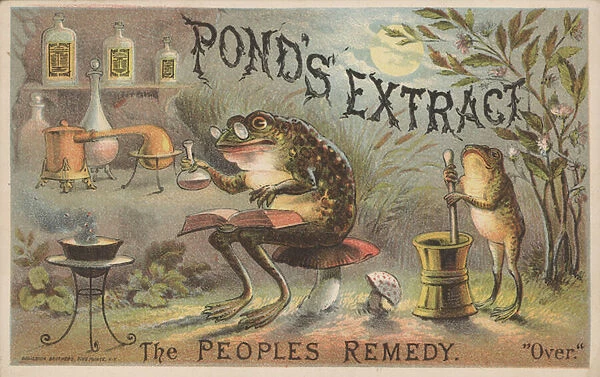 Advertisement for Ponds Extract (colour litho)