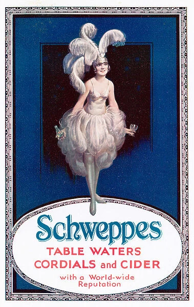 Advertisement for Schweppes (colour litho)