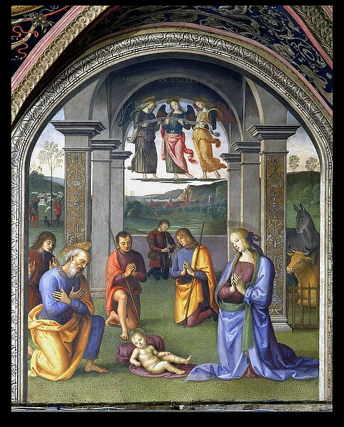 The Adoration of the Shepherds, from the Sala dell Udienza, 1496-1500 (fresco)