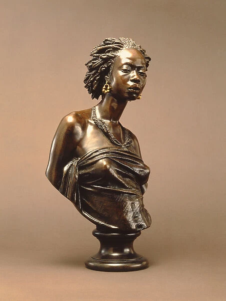 African Venus, 1851 (bronze & gold)