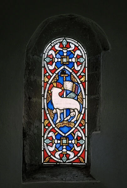Agnus Dei, The Lamb Of God, 1849 (stained glass)