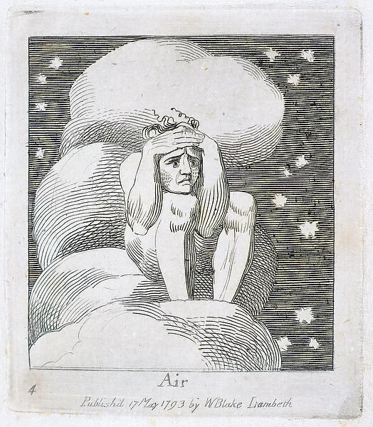 Air, plate 6 from For Children. The Gates of Paradise, 1793 (engraving)
